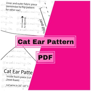 Cat Ear Cosplay Pattern