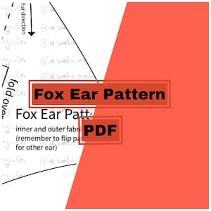 Fox Ear Cosplay Pattern