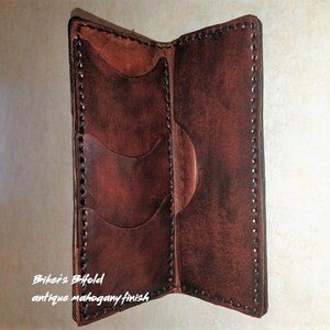 Biker's Bifold, billetera minimalista, bifold alto