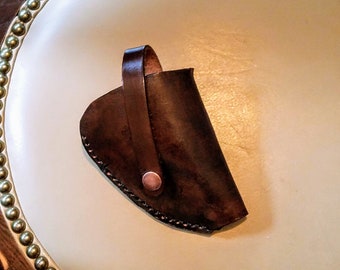 Leather Revolver Holster: K-Frame, 3.5" Barrel, Custom Artwork Available