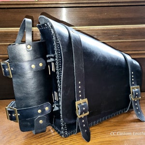 Swingarm Bag with Reserve Fuel Holder