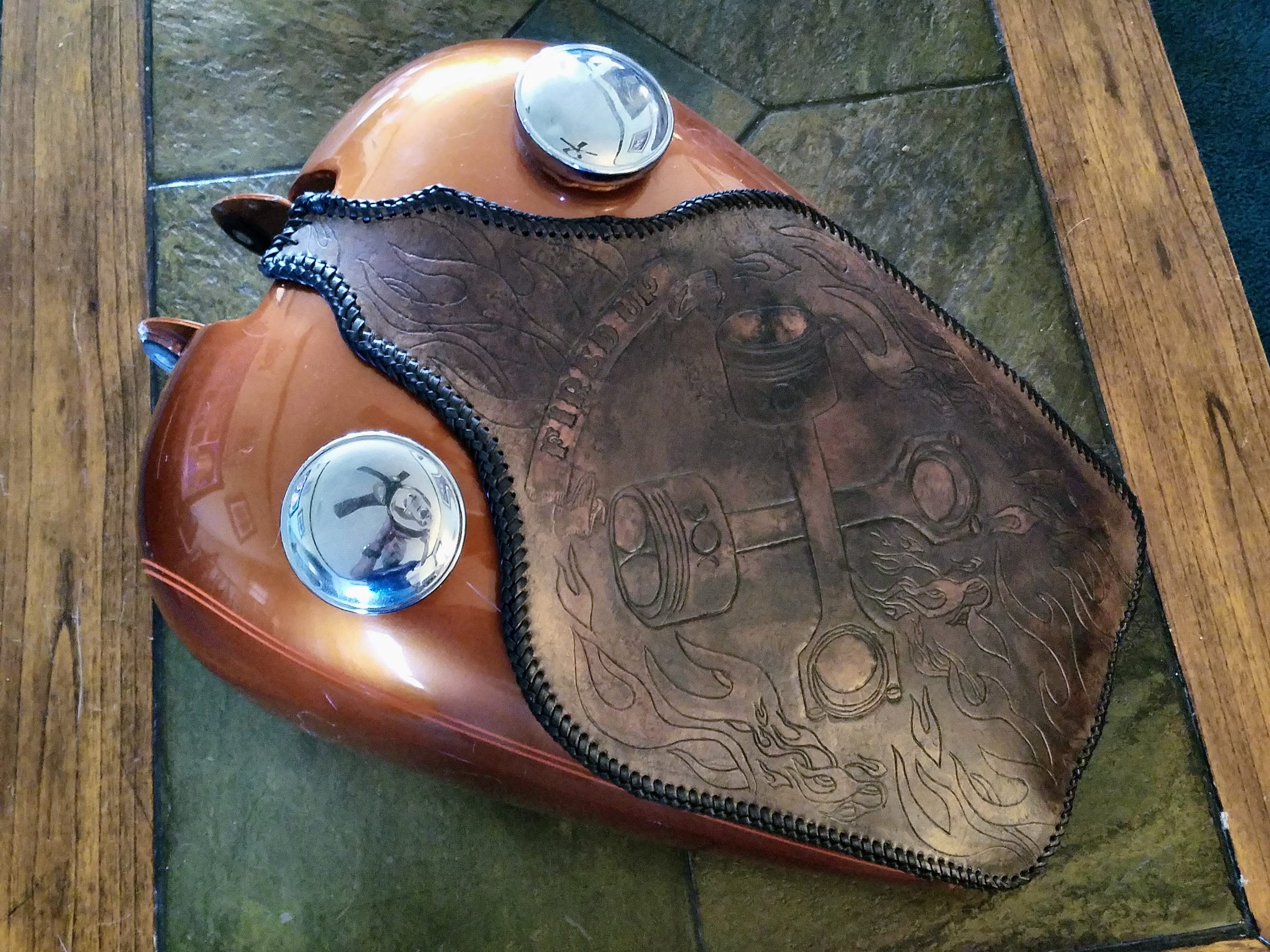 Leather Tank Bag -  Canada