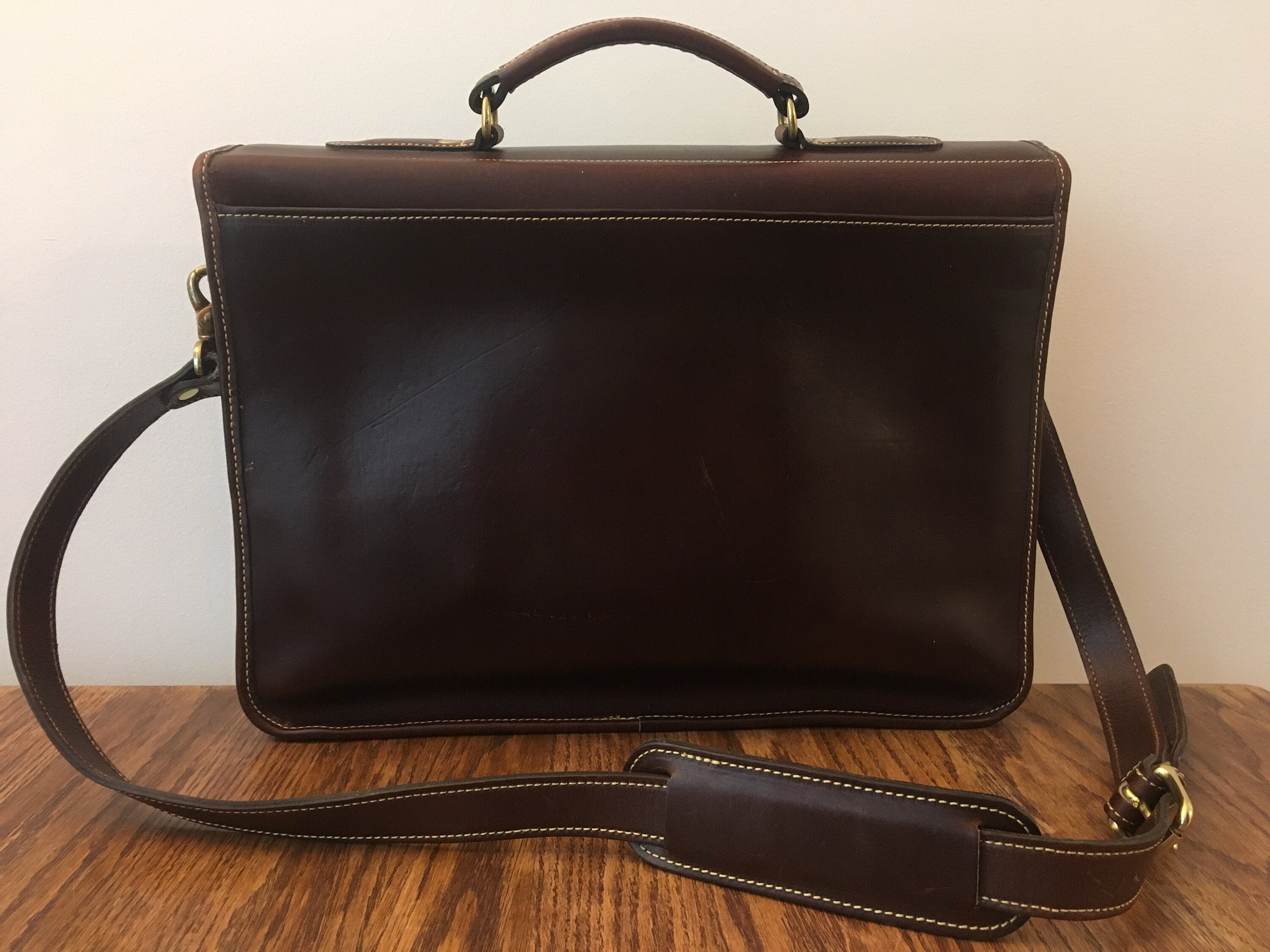Cole Haan Leather Briefcase Attaché 