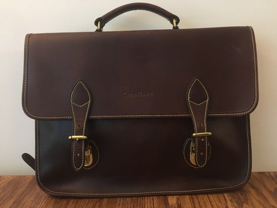 Cole Haan Leather Briefcase Attaché 