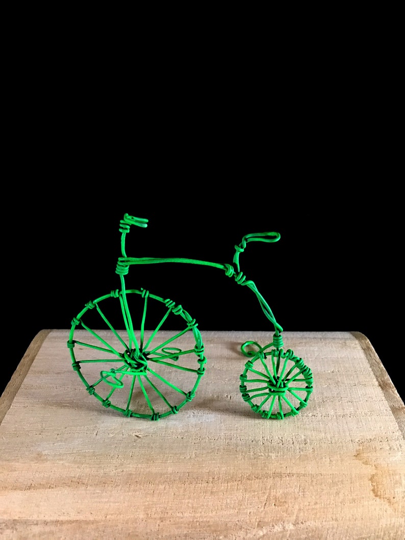 Wire bicycle metal sculpture scrap metal art bicycle | Etsy