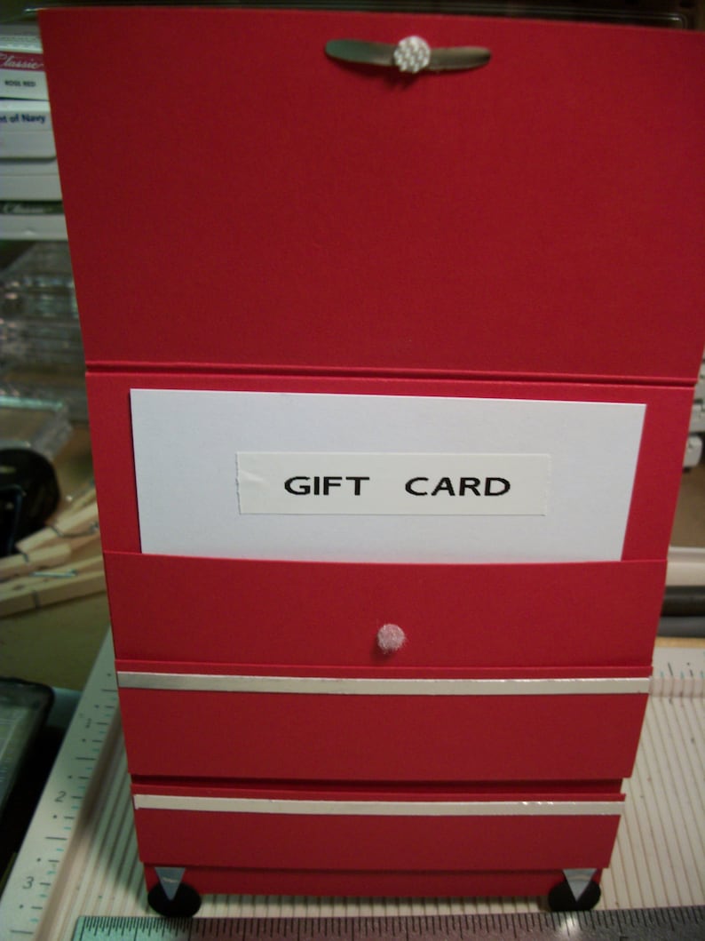 Toolbox Gift Card Holder PDF File Only Etsy