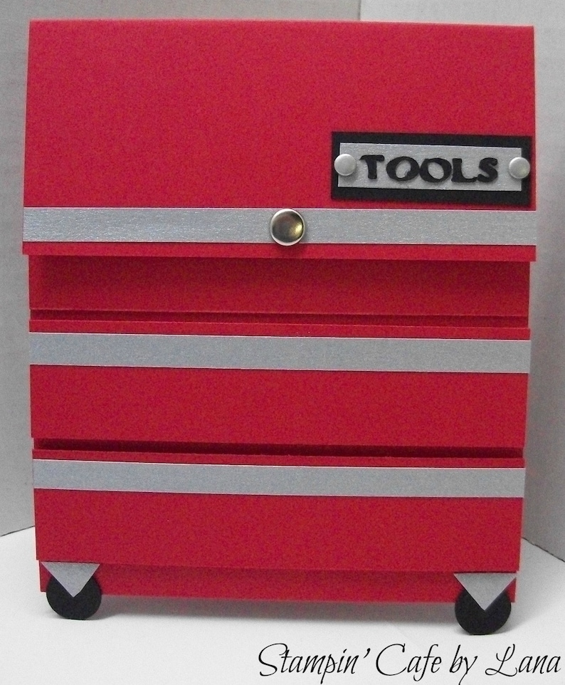 Toolbox Gift Card Holder PDF File Only Etsy