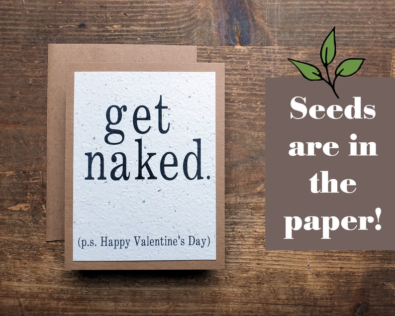 Plantable Greeting Card for Valentines