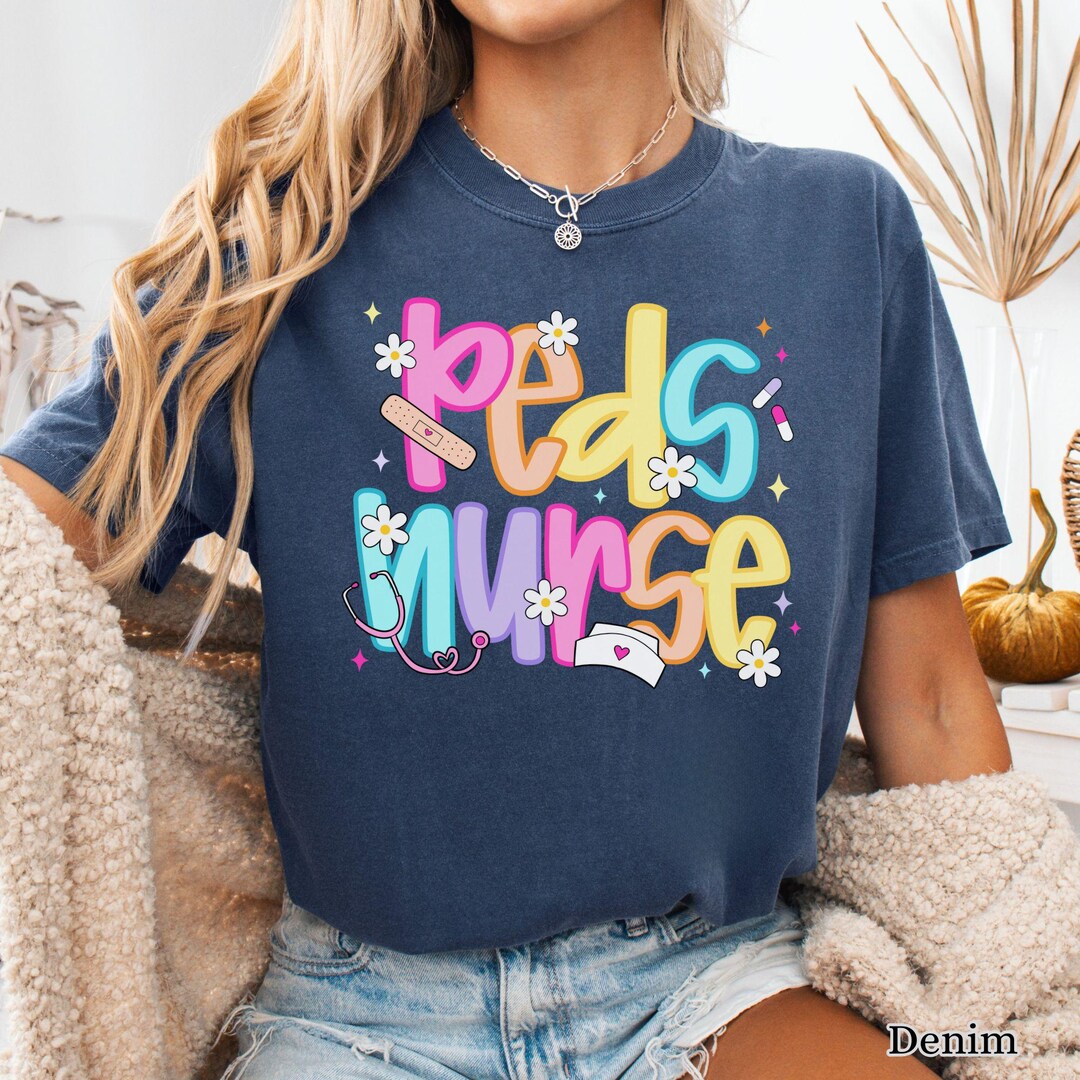 Groovy Pediatric Nurse Shirt PEDS T-shirt Gift For