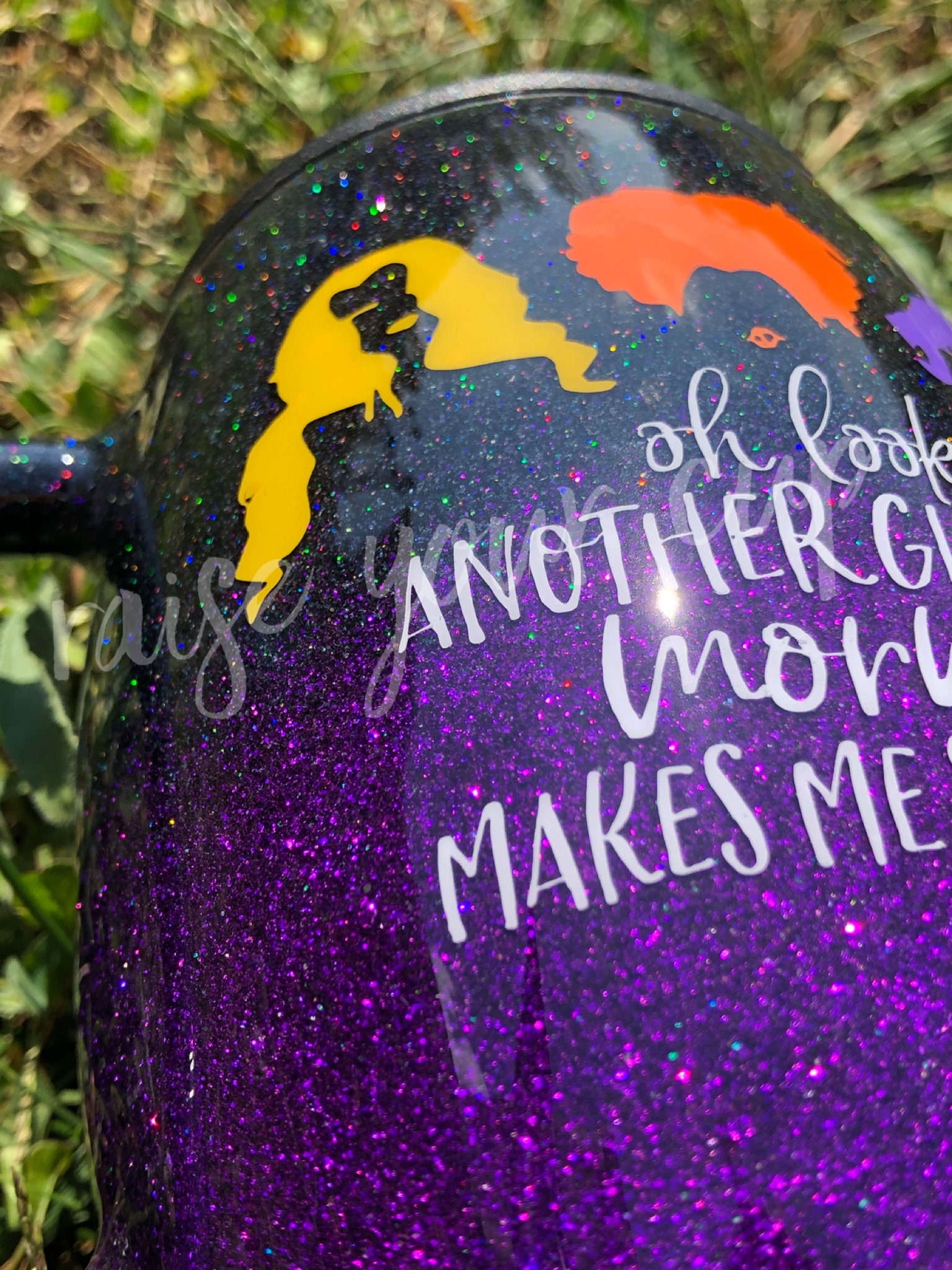 Hocus Pocus Tumbler Hocus Pocus Glitter Tumbler Personalized | Etsy