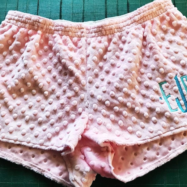 Adult Minky Dot Shorts