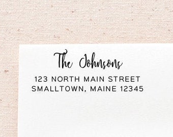 Romantic Calligraphy Address Labels Template | Easy to use printable mailing label template for Word or Pages | Great for Christmas Cards