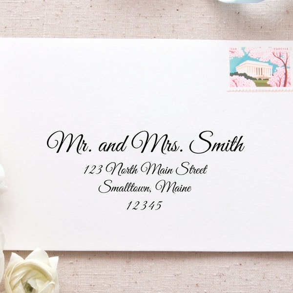 Printable Mail Address Label Template | Elegant Calligraphy Printable Mail Labels for Wedding Invitations and Announcements