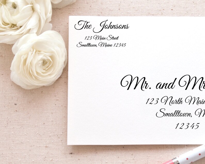 Printable Mail Address Label Template Elegant Calligraphy Printable