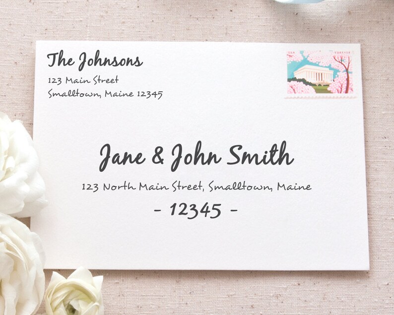Hand-lettered Calligraphy Address Label Bundle Printable - Etsy