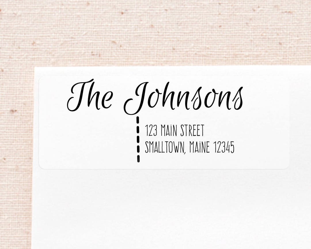 Printable Mail Address Labels Template Casual Calligraphy Printable Mail Labels for Wedding ...
