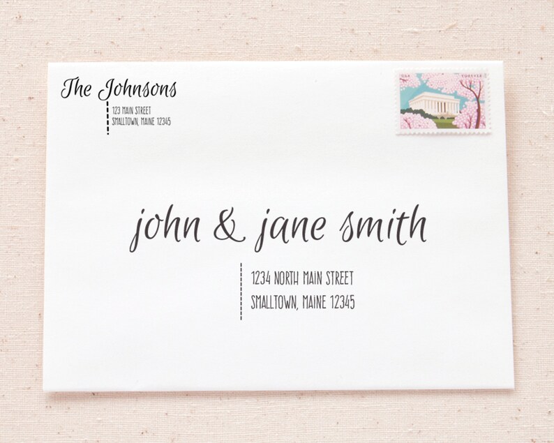 Printable Mail Address Label Template Bundle Printable Mail Labels for Wedding Invitations and ...