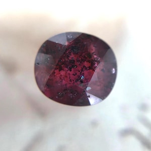 Natural Ruby Low Heat 2.02 Carat 7.4x6.6mm Loose Gemstone Faceted Gem Corundum Oval Cut