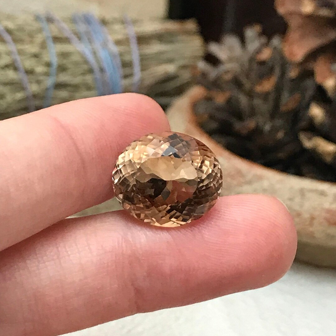 Buy Carat Natural Brown Topaz Oval Cut Faceted