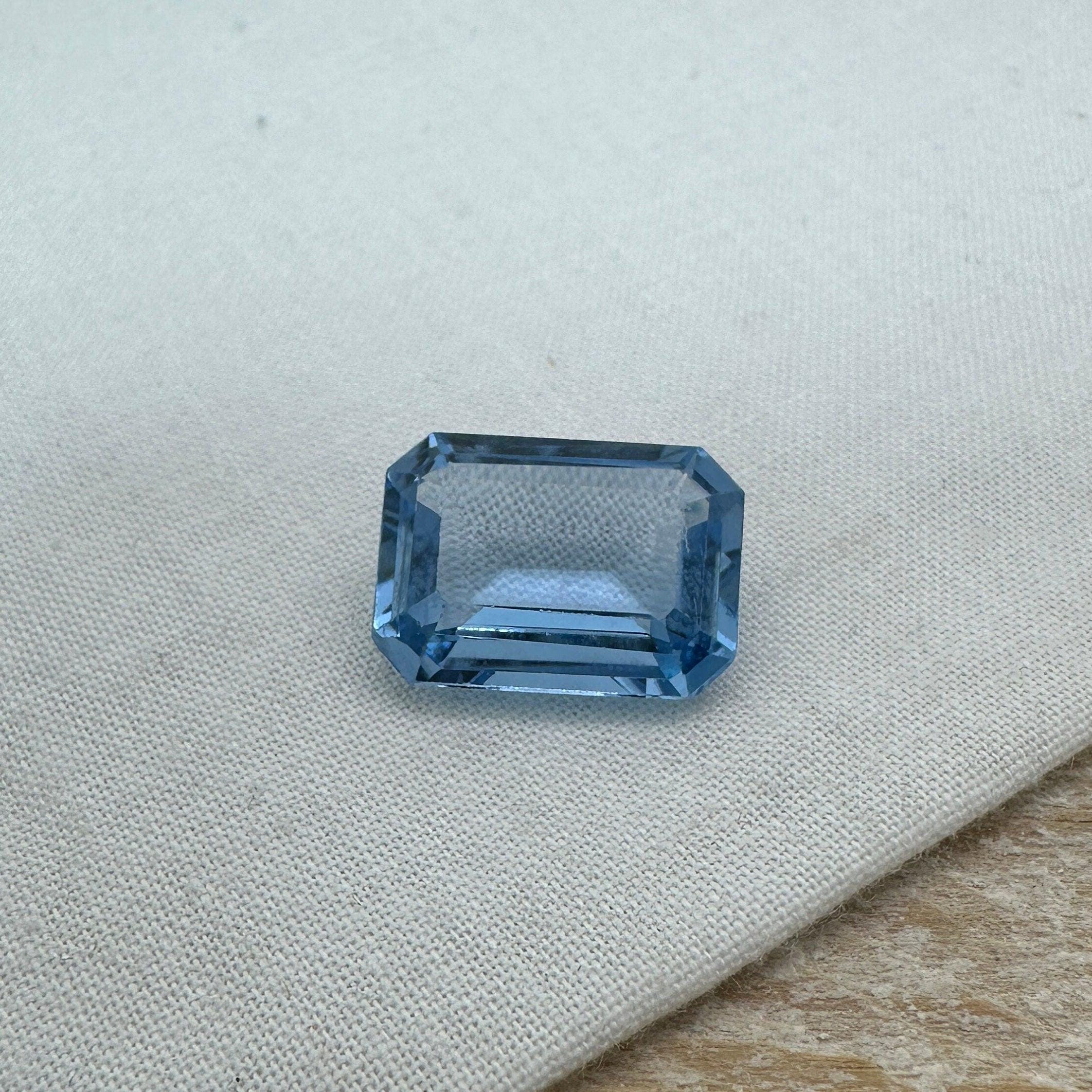 17.29 Carat Lab Spinel 18x13mm Emerald Cut, Faceted Loose Gemstone - Etsy