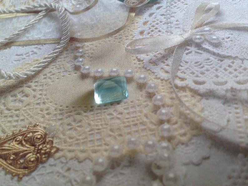 10.4x7.9mm 4.6 Carat Natural Sky Blue Aquamarine Light Blue Gem Rectangle Cut Loose Faceted Gemstone Beryl March Birthstone Wholesale Gem image 8