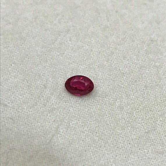 5 Stk. 100% Natürlcher Roter Rubn Mosambk Grober Loser Edelsten Lot
