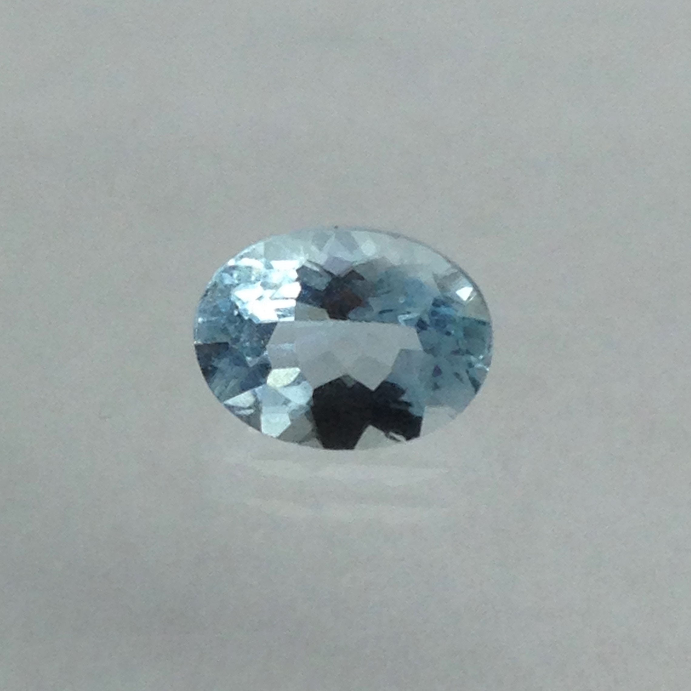 8 X 6 Mm 1.14 Carat Light Blue Aquamarine Light Blue Oval Cut | Etsy