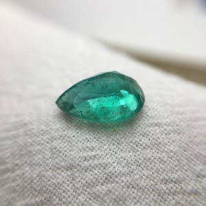GIA-zertifiziert 2,76 cts Smaragd 11,4 x 7,6 mm facettierter loser Edelstein, schöner natürlicher sambischer Smaragd Bild 8
