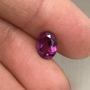 Turmalina rosa violácea de 1,40 quilates, 8 x 6 mm, talla pera, piedra preciosa natural suelta, gema recuperada, vendedor estadounidense - Turmalina reciclada