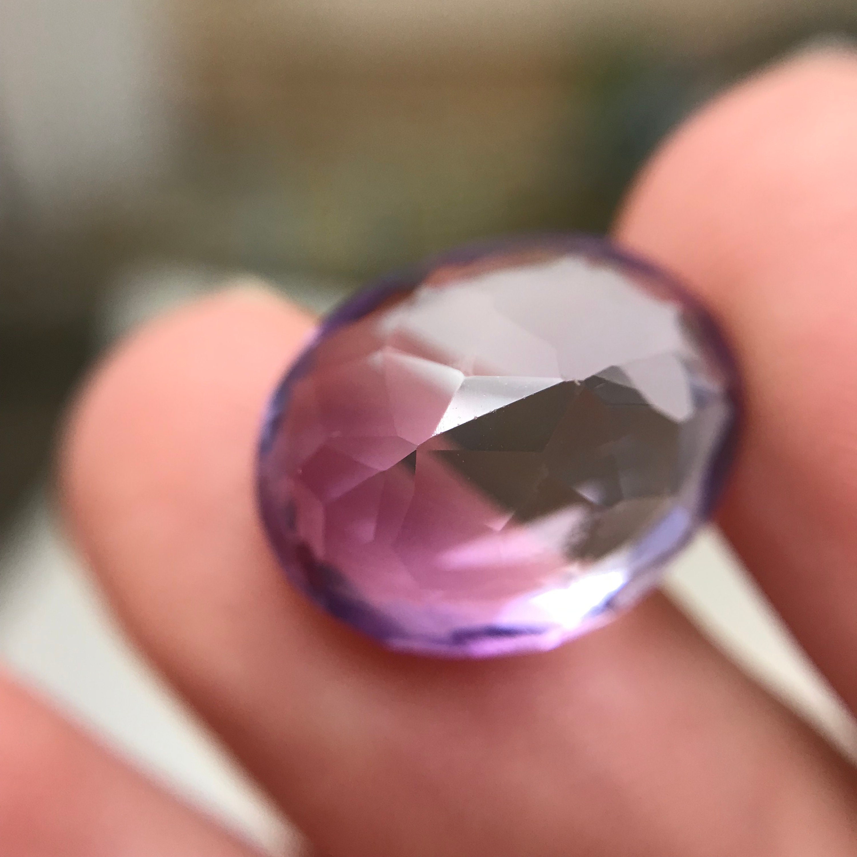 赤と青 (Type-A)/purple stone 0.89ct, Purple Sapphire, Unheated, パープルサファイア, 非