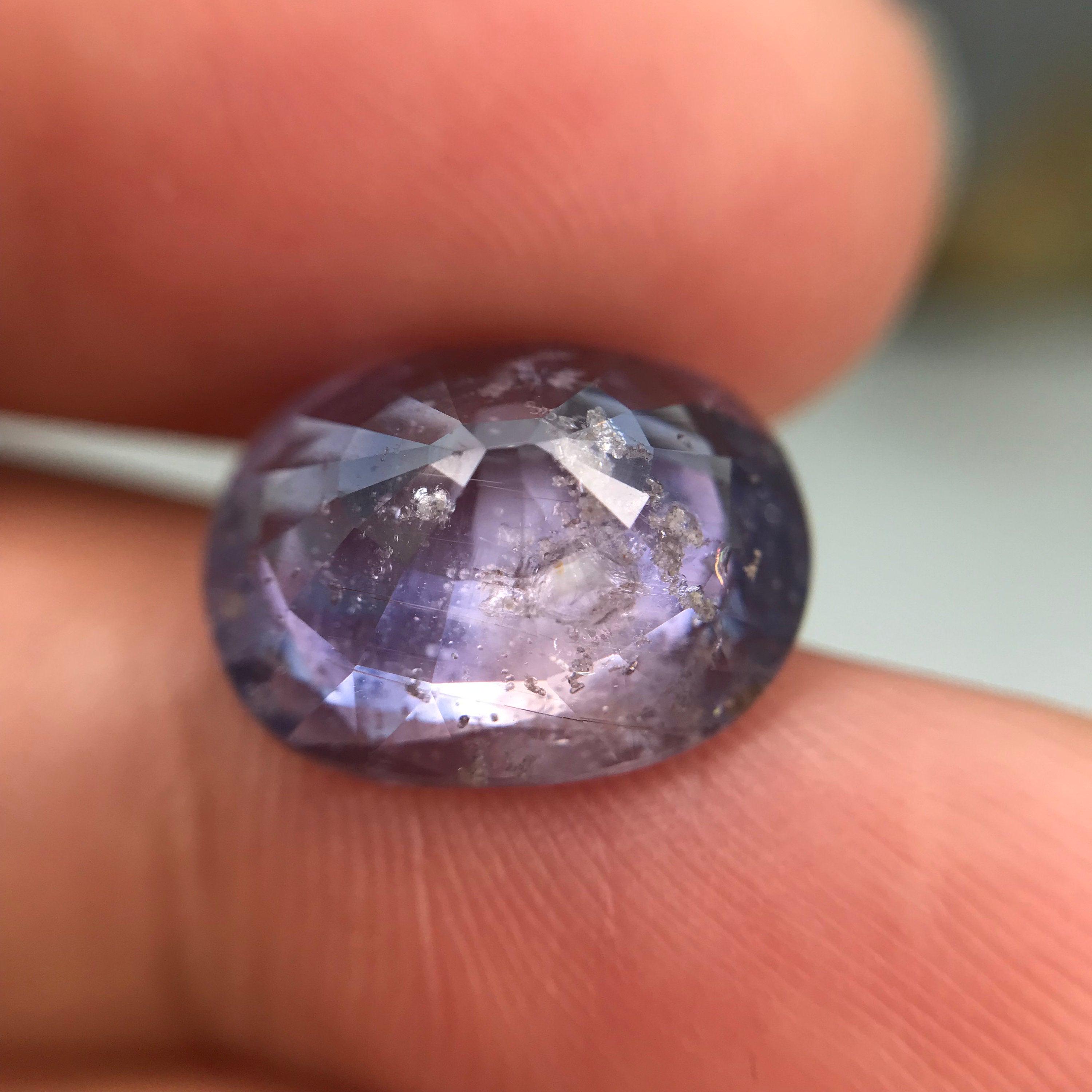 Saphir Bleu Naturel De Tanzanie 6x4.5mm - 0.78 Carats - Non Chauffé - Rare