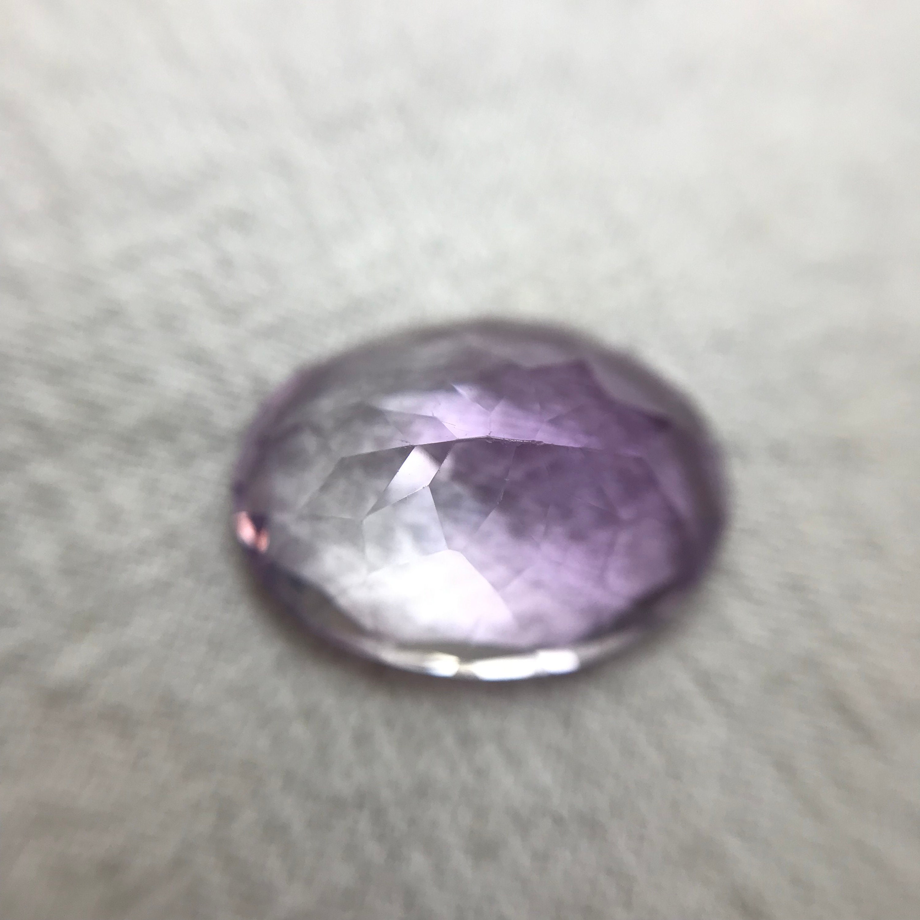 16x12mm Light Purple Amethyst, Oval, 8.20 Carat Loose Gem 16x12mm Light Purple Amethyst, Oval, 8.20 Carat Loose Gem