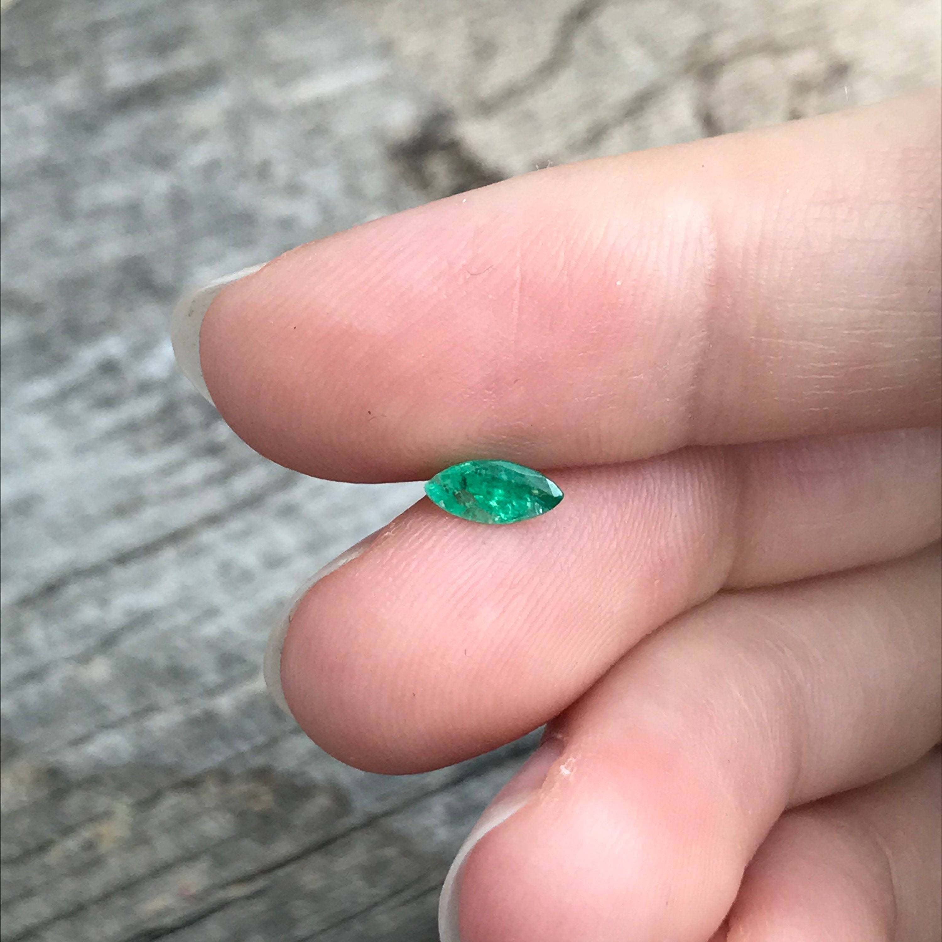 Details about   Natural Emerald 4x2mm Marquise Faceted Cut 25 Pieces Top Quality Loose Gemstone 