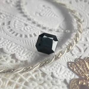 1.90 Ct Donkerblauwe Saffier 7.2mm Vierkant, Gefacetteerde Losse Midnight Blue Sapphire