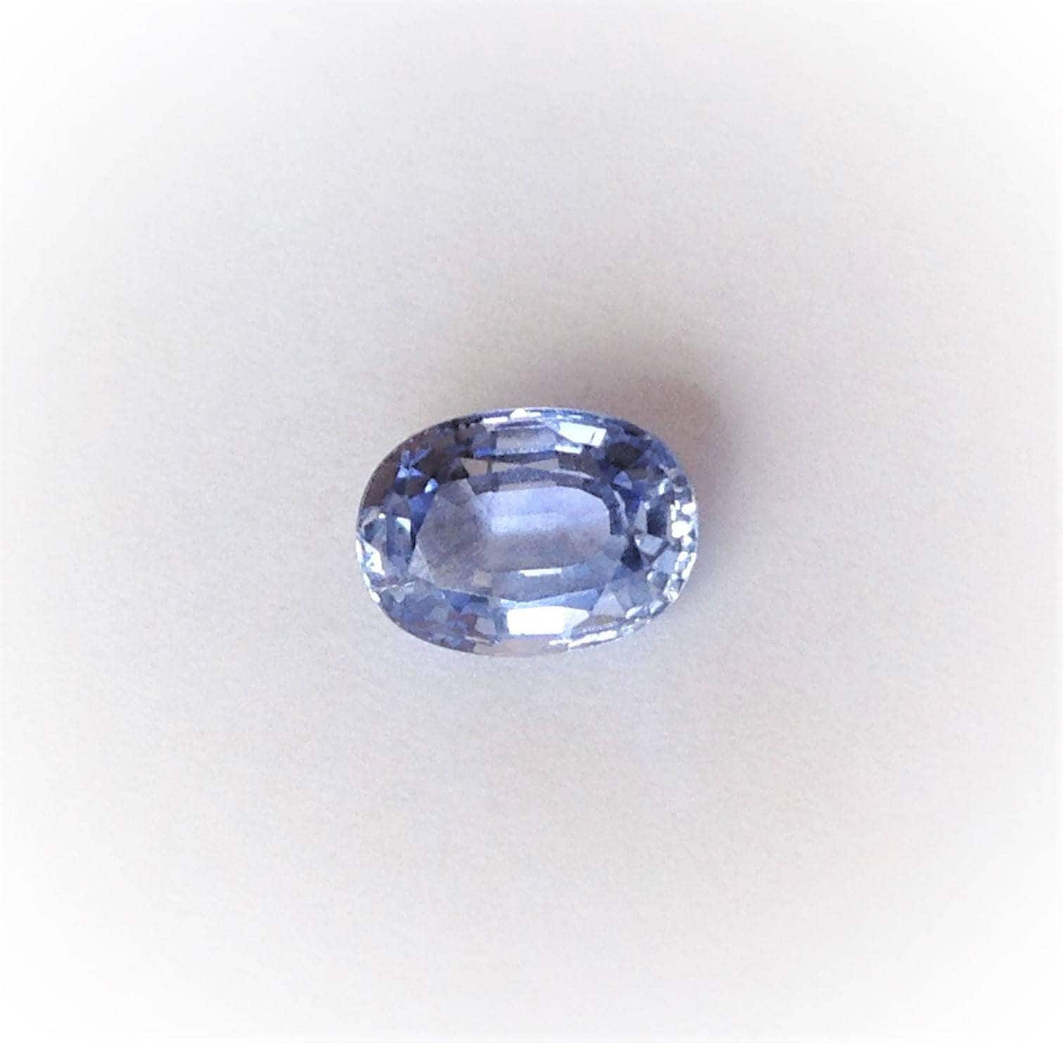 Saphir Naturel Bleu 1,54 Carat - Ovale Semi-Transparent - Pierre Gemme Fine - Sans Emballage