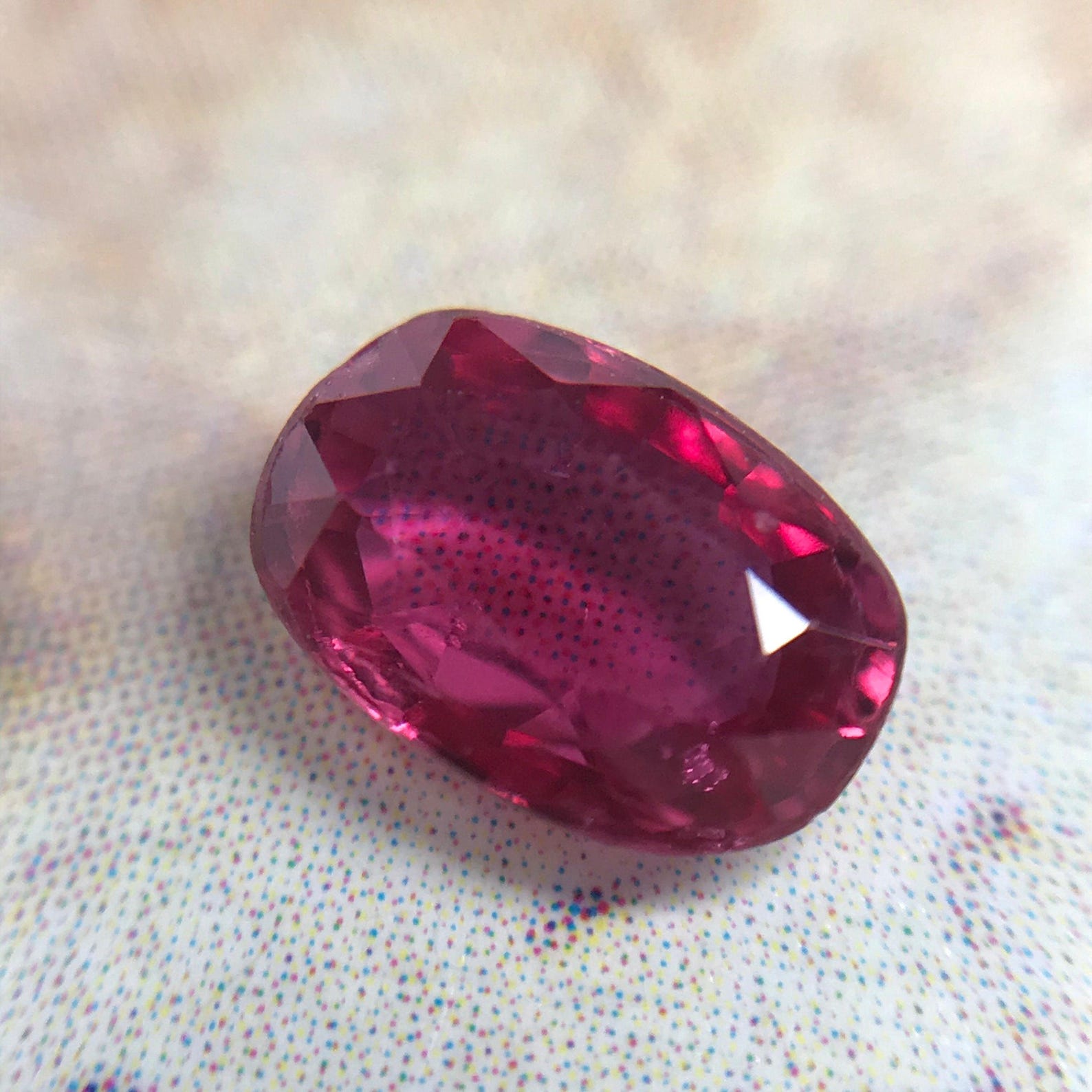 Heat Only Ruby 0.61 Carat Natural Ruby Heat Only 6x4mm Loose Gemstone Oval/cushion Cut ...