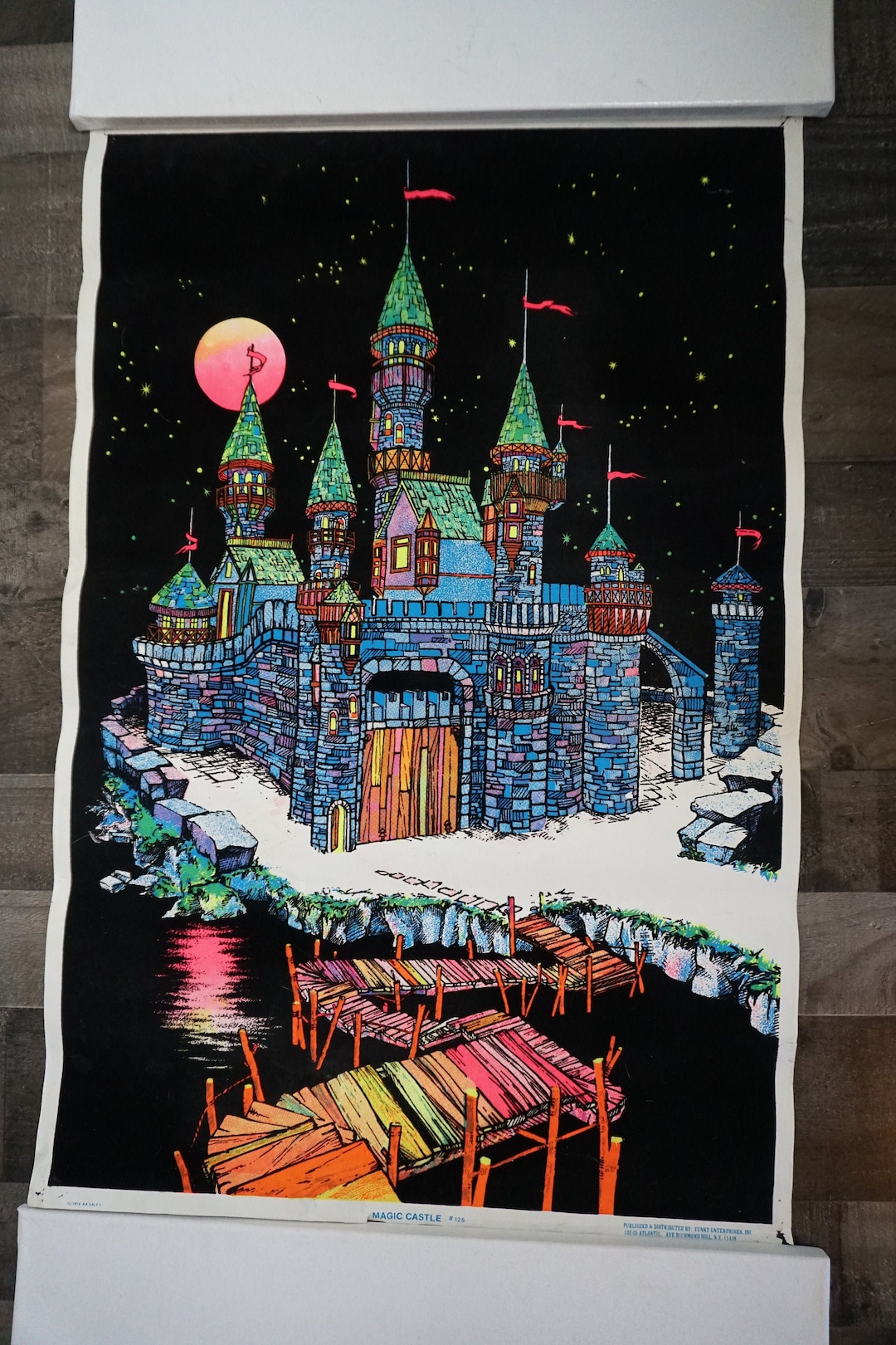 70'sヴィンテージ ブラックライトポスター MAGIC CASTLE #125 70'sヴィンテージ ブラックライトポスター MAGIC CASTLE #125