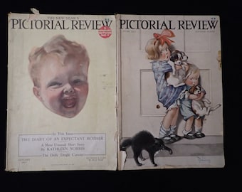 Pictorial Review Magazine November 1916 January 1917 June 1917 July 1917 Antique Vintage Magazines