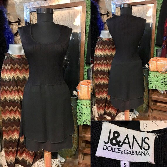 dolce and gabbana little black dress