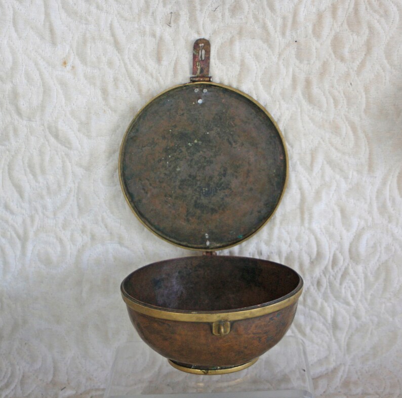 Antique Tibetan Ritual Bowl Container Etsy