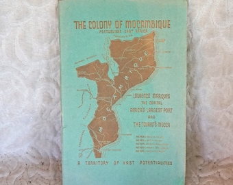 Vintage Aftican Mozambique Colony Tourist Booklet