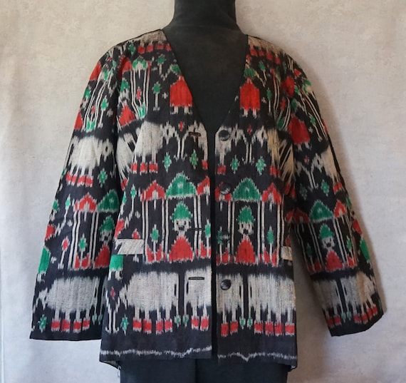 Stripe Vintage  Ikat Outer