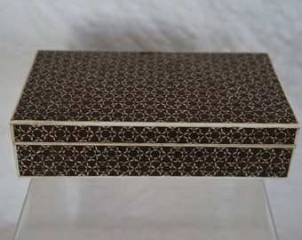 Antique intricate mosaic box