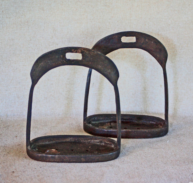 Antique Chinese Qing Dynasty Matching Pair of Riding Stirrups Etsy