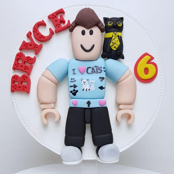 Cake Toppe Inspired In Denis Daily Cartoon - denis cat shirt template roblox