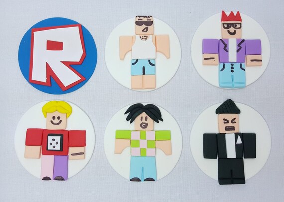 Roblox Cake Toppers Etsy