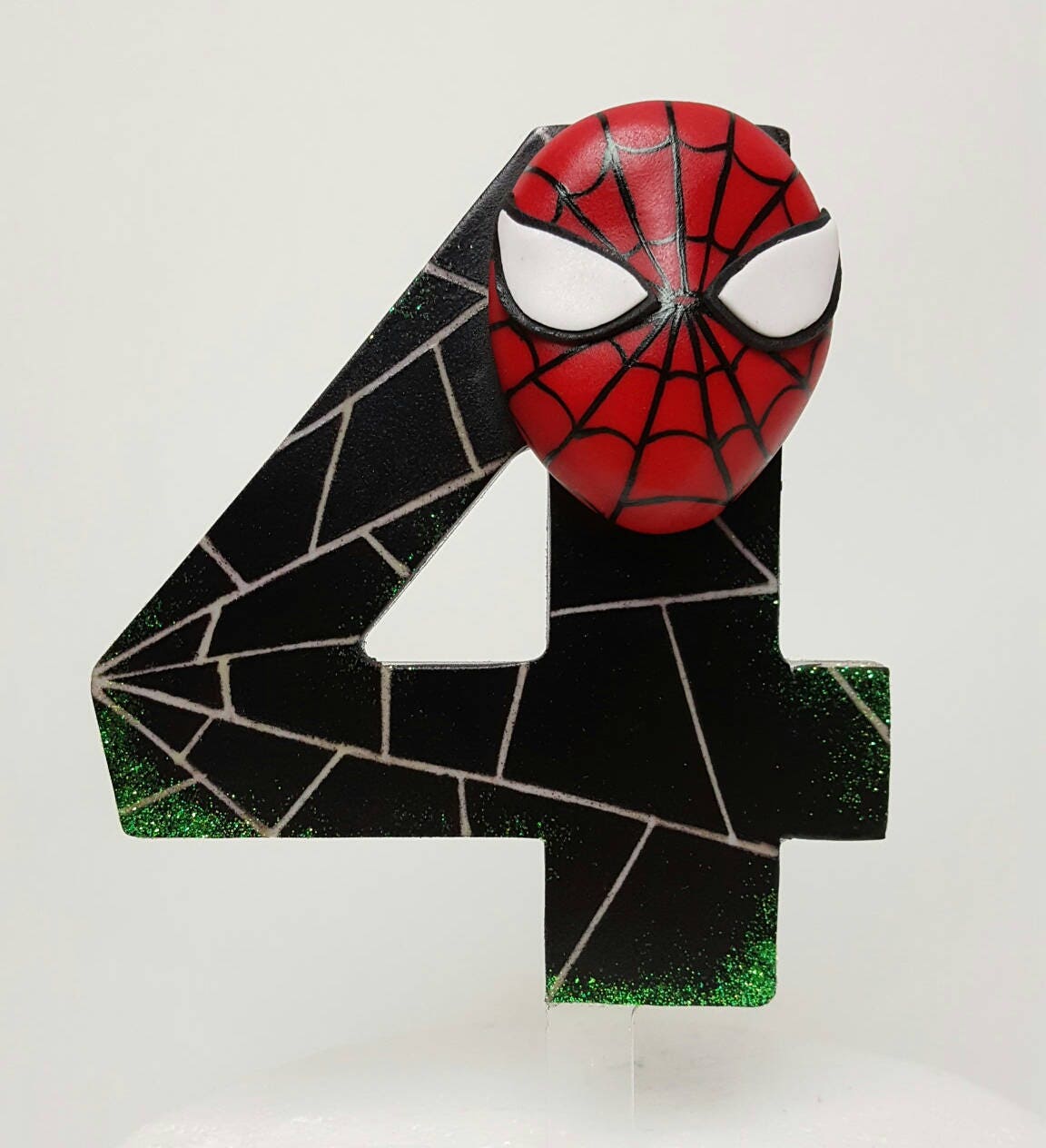 customize your fondant cake topper inspired spiderman cartoon etsy