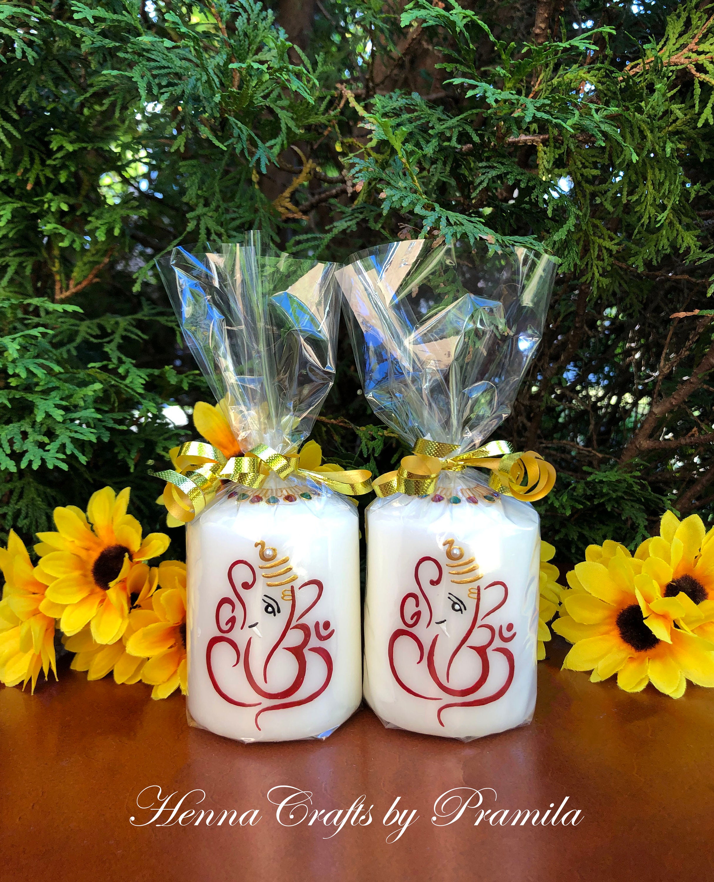 Set of 50 Indian Hindu Housewarming candle gift Favors Lord Etsy