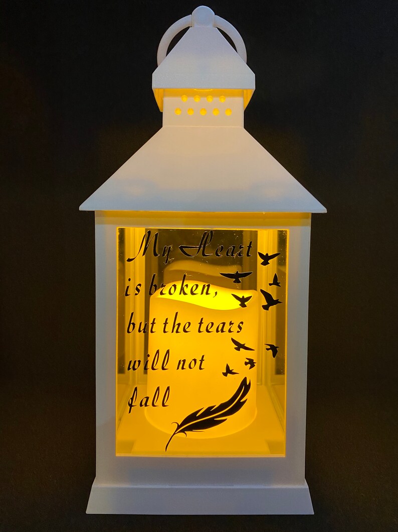 Memorial lantern/Lantern with LED candle/LED Etsy