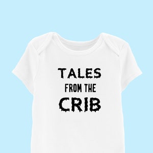 Tales from the Crib Halloween Outfit for Baby l Baby Snapsuit l funny halloween shirt | 90s horror | Fall Baby Clothes